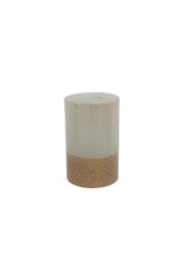Цилиндрическая свеча Steinhart, белая, с цветным глиттером, 2 шт, 10 х 6,8 см цена и информация | Подсвечники, свечи | pigu.lt