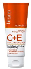 Atgaivinantis veido pilingas Lirene C+E Vitamin Energy, 75 ml цена и информация | Средства для очищения лица | pigu.lt