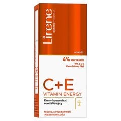 Освежающий крем для лица Lirene C+E концентрат, 40 мл цена и информация | Кремы для лица | pigu.lt
