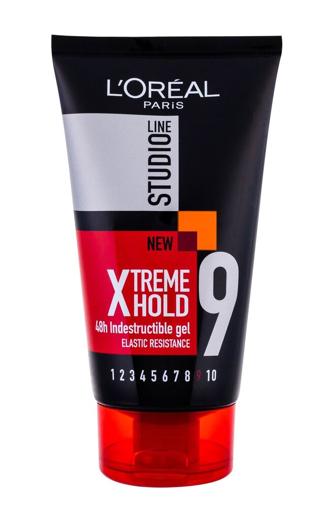 Plaukų formavimo gelis L'Oreal Paris Studio Line Xtreme Hold 48h Indestructible 150 ml kaina ir informacija | Plaukų formavimo priemonės | pigu.lt