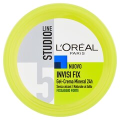 Plaukų modeliavimo kremas L'Oreal Paris Studio Line Invisi 24H 150 ml kaina ir informacija | Plaukų formavimo priemonės | pigu.lt