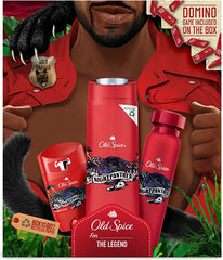 Kosmetikos rinkinys Old Spice Wild Explorer Nightpanther vyrams: dušo želė 250 ml + pieštukinis dezodorantas 50 ml + purškiamas dezodorantas 150 ml kaina ir informacija | Dušo želė, aliejai | pigu.lt