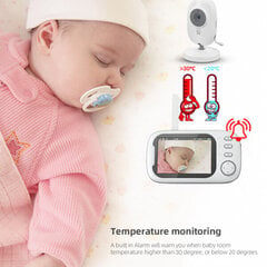 Видеоняня, детский видео монитор наблюдения - ABM600 цена и информация | Радионяни | pigu.lt