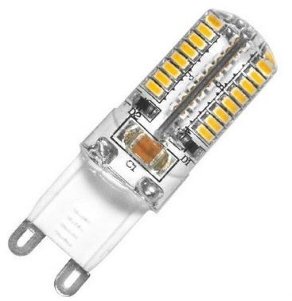 LED lemputė G9 5W 230V 4000-4500k kaina ir informacija | Elektros lemputės | pigu.lt