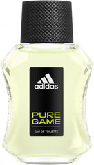 Tualetinis vanduo Adidas Men's Perfume Adidas Pure Game EDT 100 ml kaina ir informacija | Kvepalai vyrams | pigu.lt