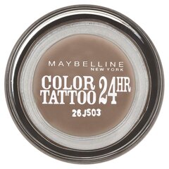 Крем-тени для век Maybelline Color Tattoo 24H 40 Permanent Taupe 4 г цена и информация | Тушь, средства для роста ресниц, тени для век, карандаши для глаз | pigu.lt