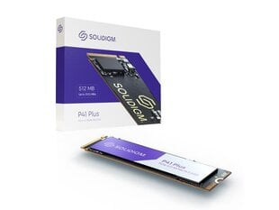 Solidigm SSD P41 PLUS SERIES, 512 ГБ, M.2 2280, PCIE 4.0 X4, NVME, 3D QLC цена и информация | Внутренние жёсткие диски (HDD, SSD, Hybrid) | pigu.lt