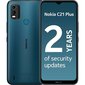 Nokia C21 Plus, Dual SIM, 3/32GB Blue цена и информация | Mobilieji telefonai | pigu.lt