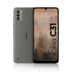 Nokia C31 4/64GB Dual SIM Charcoal kaina ir informacija | Mobilieji telefonai | pigu.lt