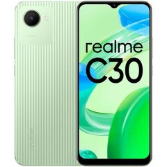 Realme C30 3/32GB Green kaina ir informacija | Mobilieji telefonai | pigu.lt