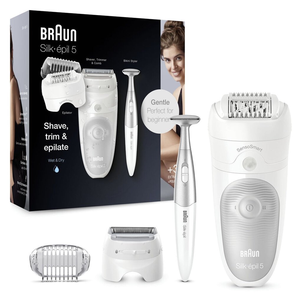 Braun Silk-épil 5 5805 kaina ir informacija | Epiliatoriai | pigu.lt