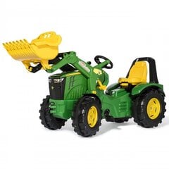 Rolly Toys John Deere pedalinis traktorius, žalias kaina ir informacija | Balansiniai dviratukai | pigu.lt