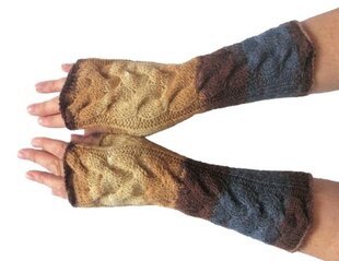 Варежки / вязаные перчатки / зимние перчатки / перчатки без пальцев из мягкого акрила, шерсти и смеси мохера цена и информация | Женские перчатки | pigu.lt