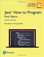 Java How to Program, Early Objects, Global Edition 11th edition kaina ir informacija | Ekonomikos knygos | pigu.lt