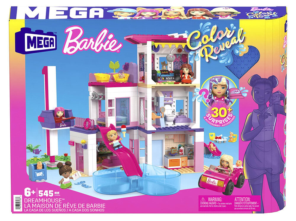 Mega Barbie Dream House, HHM01 kaina ir informacija | Žaislai mergaitėms | pigu.lt