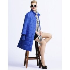 Женский длинный пуховик, темно-синий цена и информация | Женские куртки | pigu.lt