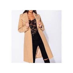 Женское пальто светло-коричневого цвета цена и информация | Женские пальто | pigu.lt
