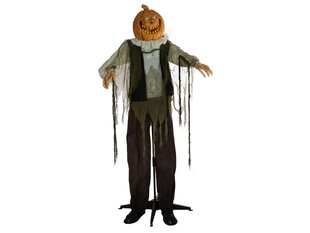 Праздничная декорация EUROPALMS Halloween Figure Pumpkin Man, анимированная, 170 см цена и информация | Праздничные декорации | pigu.lt