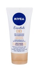 Atspalvį suteikiantis drėkinamasis kremas Nivea BB Cream 5in1 Beautifying SPF10 Light, 50 ml kaina ir informacija | Nivea Kvepalai, kosmetika | pigu.lt