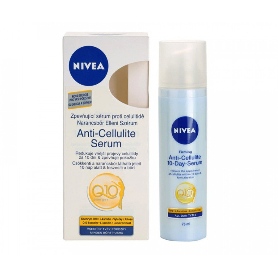 Kūno serumas Nivea Q10 Firming Anti Cellulite Serum 75 ml kaina ir informacija | Anticeliulitinės, stangrinamosios priemonės | pigu.lt