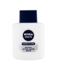 Бальзам после бритья Nivea Men Protect & Care Original для мужчин, 100 мл цена и информация | Косметика и средства для бритья | pigu.lt