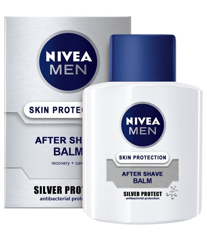 Balzamas po skutimosi Nivea Men Silver Protect 100 ml цена и информация | Skutimosi priemonės ir kosmetika | pigu.lt