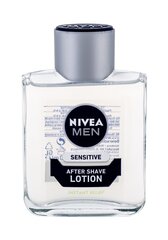Losjonas po skutimosi Nivea Men Sensitive After Shave Lotion 100 ml kaina ir informacija | Skutimosi priemonės ir kosmetika | pigu.lt