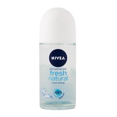 Шариковый дезодорант Nivea Fresh Natural, 50 мл цена и информация | Дезодоранты | pigu.lt