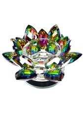 Stiklinis lotosas-žvakidė цена и информация | Детали интерьера | pigu.lt