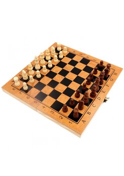Šachmatai mediniai, šaškės ir nardai kaina ir informacija | Stalo žaidimai, galvosūkiai | pigu.lt