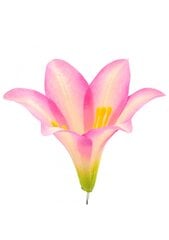 Dirbtinė gėlė lelijos žiedas, rožinis, 5 vnt. kaina ir informacija | Dirbtinės gėlės | pigu.lt