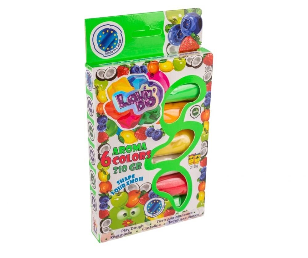 Kūrybinis rinkinys Modelino rinkinys Play Dough - Aroma 6 spalvos цена и информация | Lavinamieji žaislai | pigu.lt