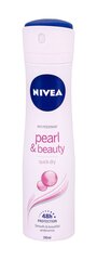 Purškiamas dezodorantas moterims Nivea Pearl & Beauty 48H 150 ml kaina ir informacija | Dezodorantai | pigu.lt