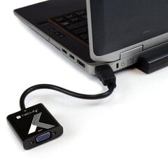 Techly HDMI - VGA D-Sub 1920x1200 M/F kaina ir informacija | Adapteriai, USB šakotuvai | pigu.lt