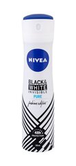 Purškiamas dezodorantas Nivea Invisible Black & White Pure 150 ml kaina ir informacija | Dezodorantai | pigu.lt