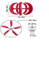 Ветрогенератор с вертикальной осью Vevor, 12В, 100Вт цена и информация | Электрогенераторы | pigu.lt