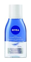 Средство для снятия макияжа Nivea Double Effect Eye Make-up Remover, 125 мл цена и информация | Средства для очищения лица | pigu.lt