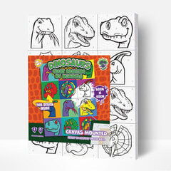 Картина по номерам Splat Planet Динозавр, 30x40 см цена и информация | Набор для рисования по номерам | pigu.lt