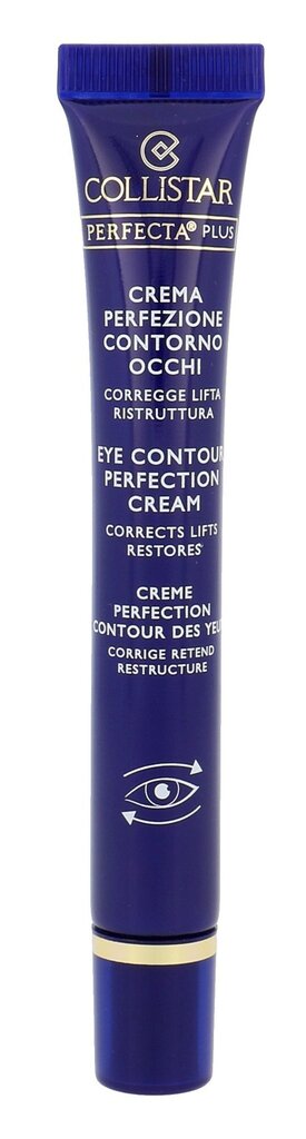 Akių kontūro kremas Collistar Perfecta Plus Eye Contour Perfection Cream 15 ml цена и информация | Paakių kremai, serumai | pigu.lt