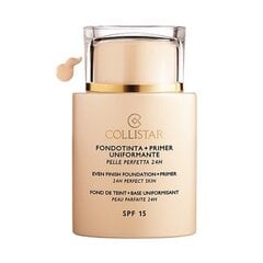 Жидкая основа Collistar Evening Foundation + Primer SPF 15 35 мл, №1 цена и информация | Пудры, базы под макияж | pigu.lt