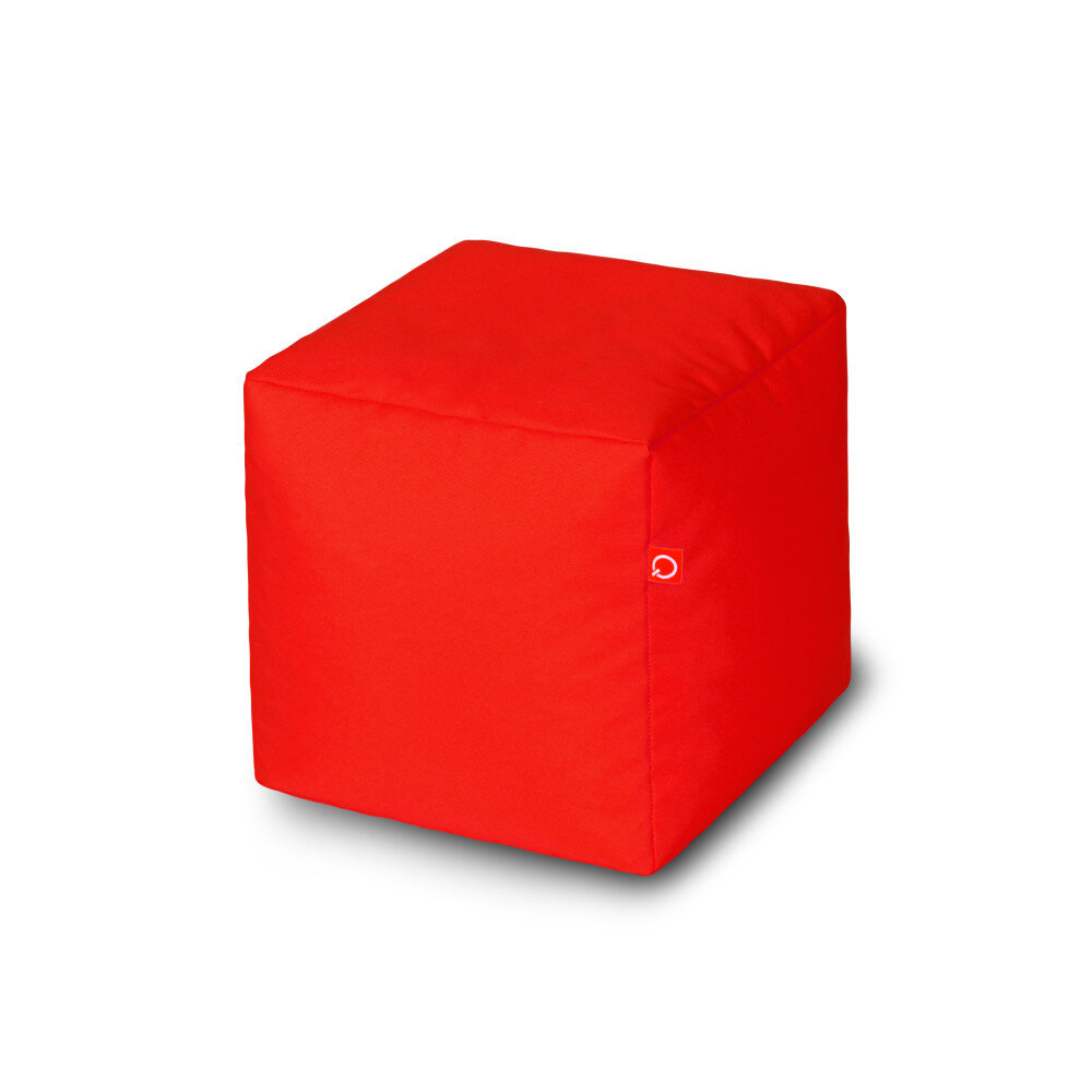 Pufas Qubo™ Cube 25 Strawberry Pop Fit, raudonas цена и информация | Sėdmaišiai ir pufai | pigu.lt