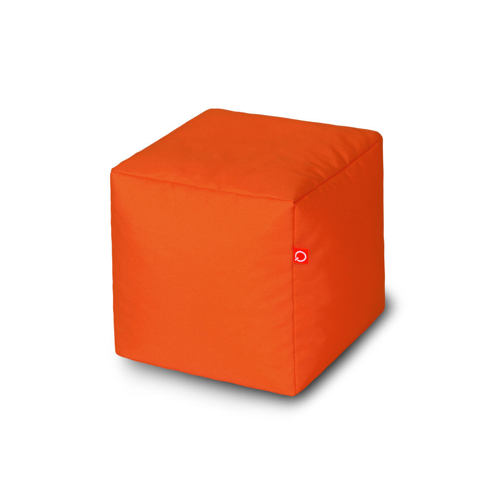 Pufas Qubo™ Cube 25 Mango Pop Fit, oranžinis kaina ir informacija | Sėdmaišiai ir pufai | pigu.lt