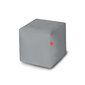 Pufas Qubo™ Cube 25 Pebble Pop Fit, pilkas kaina ir informacija | Sėdmaišiai ir pufai | pigu.lt