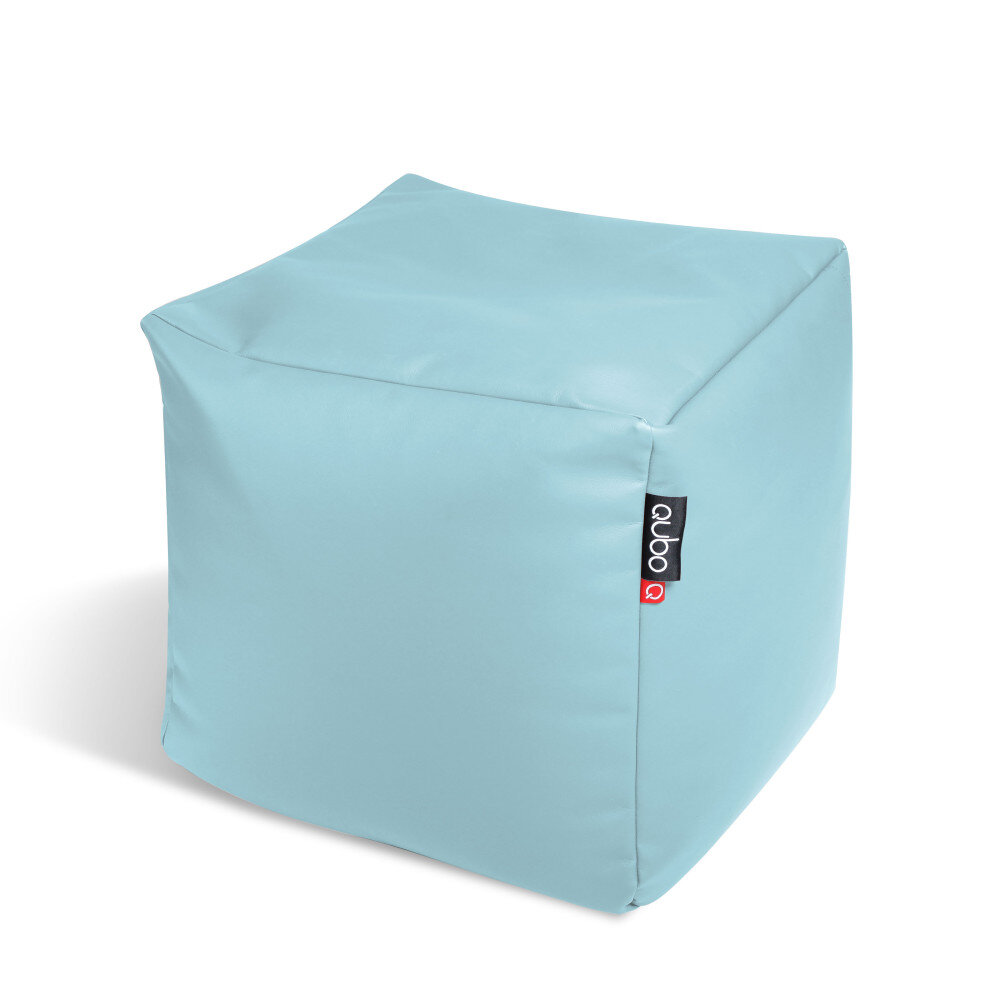 Pufas Qubo™ Cube 25 Polia Soft Fit, mėlynas kaina ir informacija | Sėdmaišiai ir pufai | pigu.lt