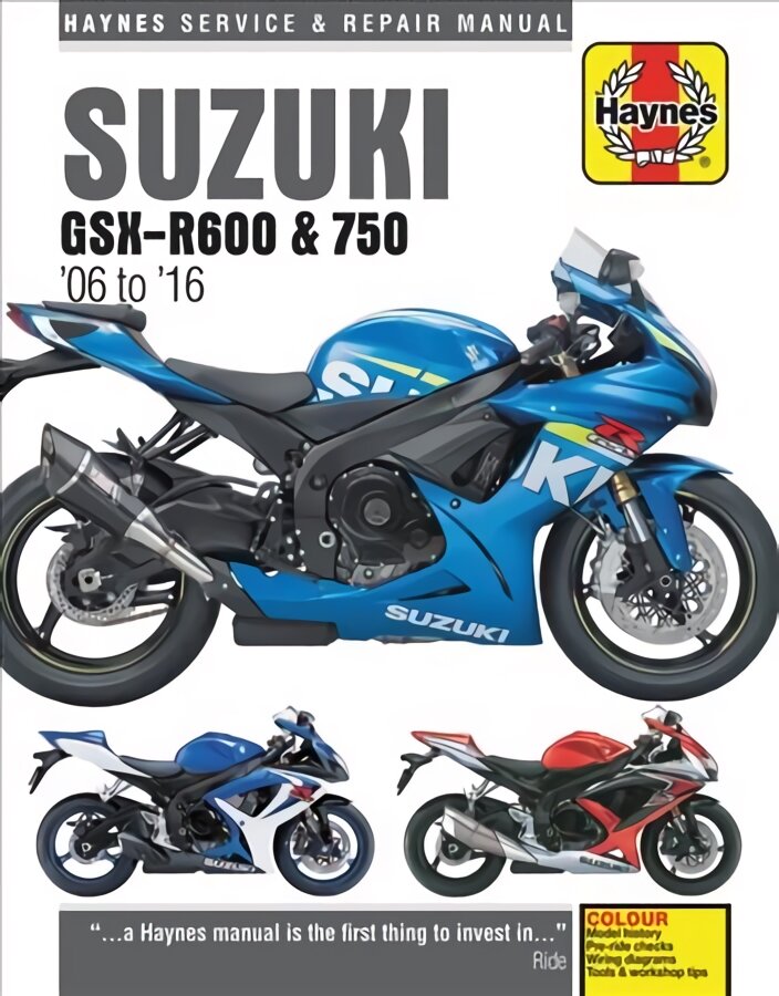 Suzuki GSX-R600 & 750 (06 - 16) 2nd Revised edition kaina ir informacija | Kelionių vadovai, aprašymai | pigu.lt