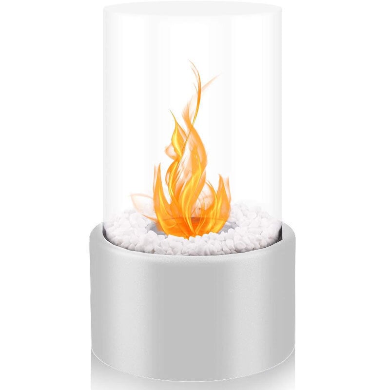 Pastatomas biožidinys baltas Heatum Glory цена и информация | Židiniai, ugniakurai | pigu.lt