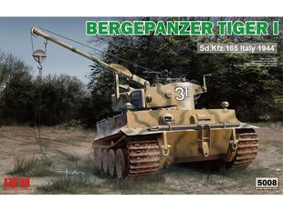 Сборная модель Rye Field Model - Bergepanzer Tiger I Sd.Kfz.185 Italy 1944, 1/35, RFM-5008 цена и информация | Конструкторы и кубики | pigu.lt