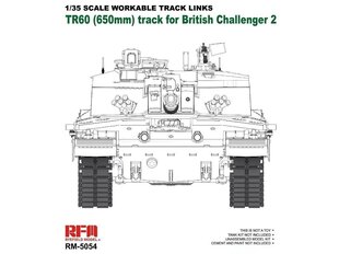 Rye Field Model - Challenger 2 TR60 workable tracks, 1/35, 5054 цена и информация | Конструкторы и кубики | pigu.lt