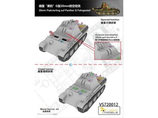 Surenkamas modelis Vespid models, Pantera G 20mm., 1/72, 720012 цена и информация | Конструкторы и кубики | pigu.lt