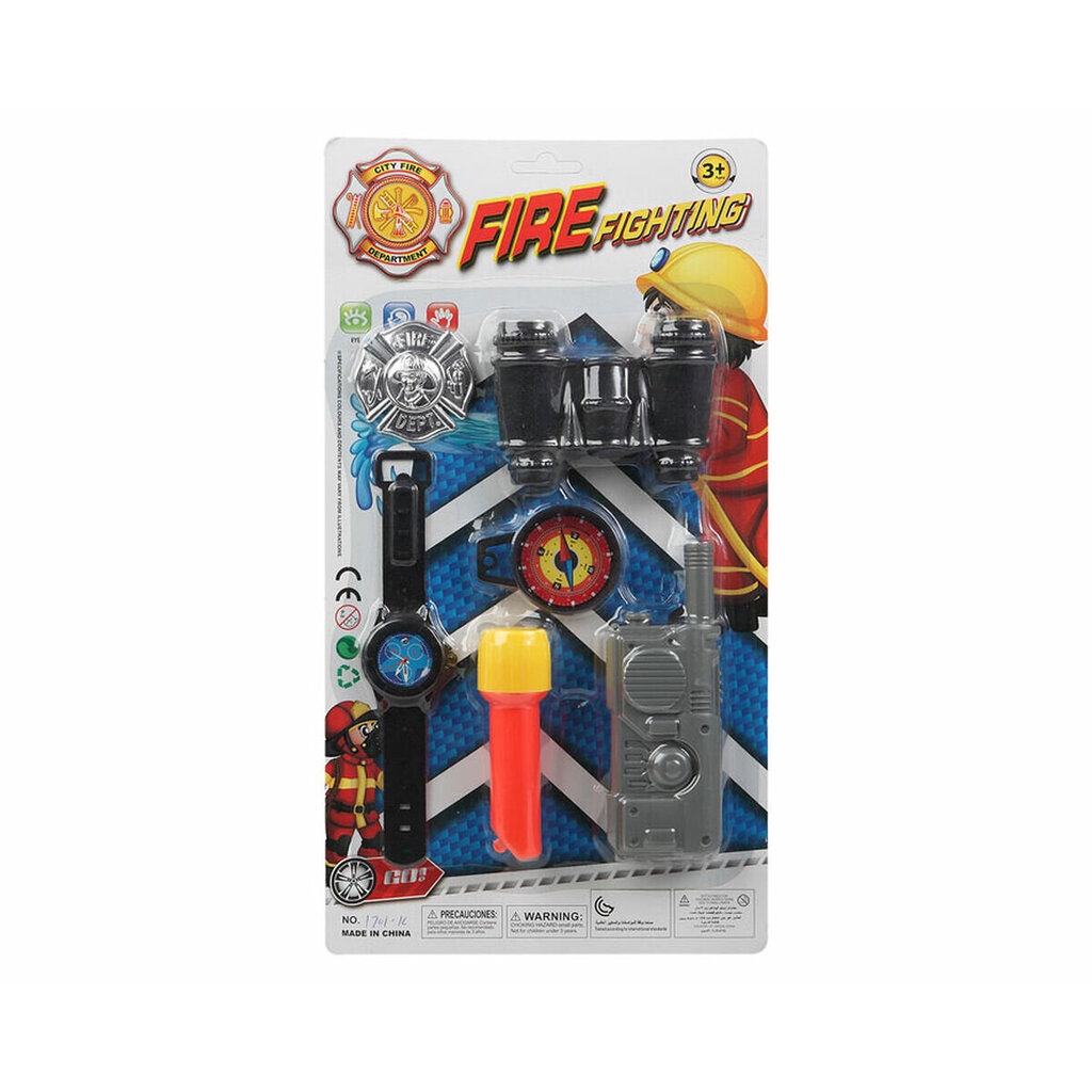 Žaislinis gaisrininkų rinkinys, 6 dalys цена и информация | Žaislai berniukams | pigu.lt